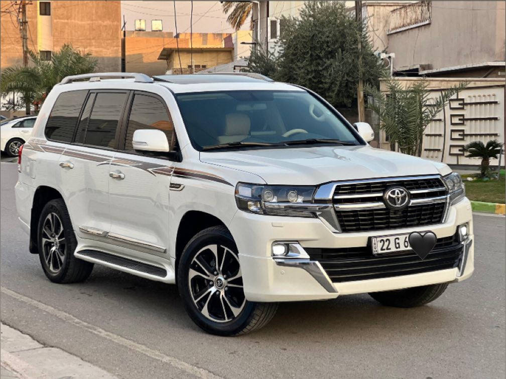 السلام عليكم

تويوتا لاندكروز  شركات

2021   رقم اربيل الجديد باسمي تضليل سنويه 

مكفوله من صبغ وتبديل 

المواصفات

سلايد 

كراسي جلد   
 

تشغيل عن بعد اصلي

شاشة اصلية 

مري قلاب

تحكم ستيرن 

دبل ماوس

انارة ترحيب 

ثلاجة

فوريل 

حساس امامي+خلفي

اشارة بالمري

شاشه اعطال 

بوصله 

وباقي المواصفات المعروفه

سياره حيل جديده اي نقص مابيه كير محرك بلادي  

مكاني بغداد حي الجامعه 

***********

السعر510 وبيها مجال للشراي
