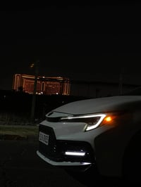 (للبيع فقط ) كورلا وارد امريكي  موديل 24 هايبرد se بلاص بلاك ادشن علام...