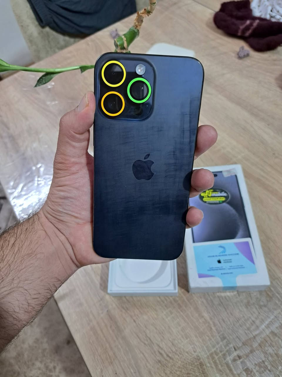 IPHONE 15 PROMAX  
 نرخى 900   هه زار 
زاكيره 256  باترى 96
 خاوينى 95% 
جامى كاميره ى درزيكى بجوكى تيايه 
كامل  ئه شيا بي عه يب  و نه كراوه به زه مان 2رؤژ  گه ياندن هه يه
شوين كركوك 
***********
***********
------------------------------------------------------------------------------------
IPHONE 15 PROMAX 
سعره 900 الف 
ذاكره 256  بطارية🔋 96
  نظافه 95%
جام مال كاميرا بي فطر صغير ماماثر ع كاميرا   
 غراضه كامل مابيه عيب خطين  و مامفتوح  بضمان يومين الفحص
متوفر توصيل
مكانى كركوك 
***********
***********
