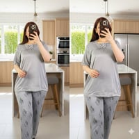 تراك نسائي • دانتيل مطبع • مقاسات L-XXXL