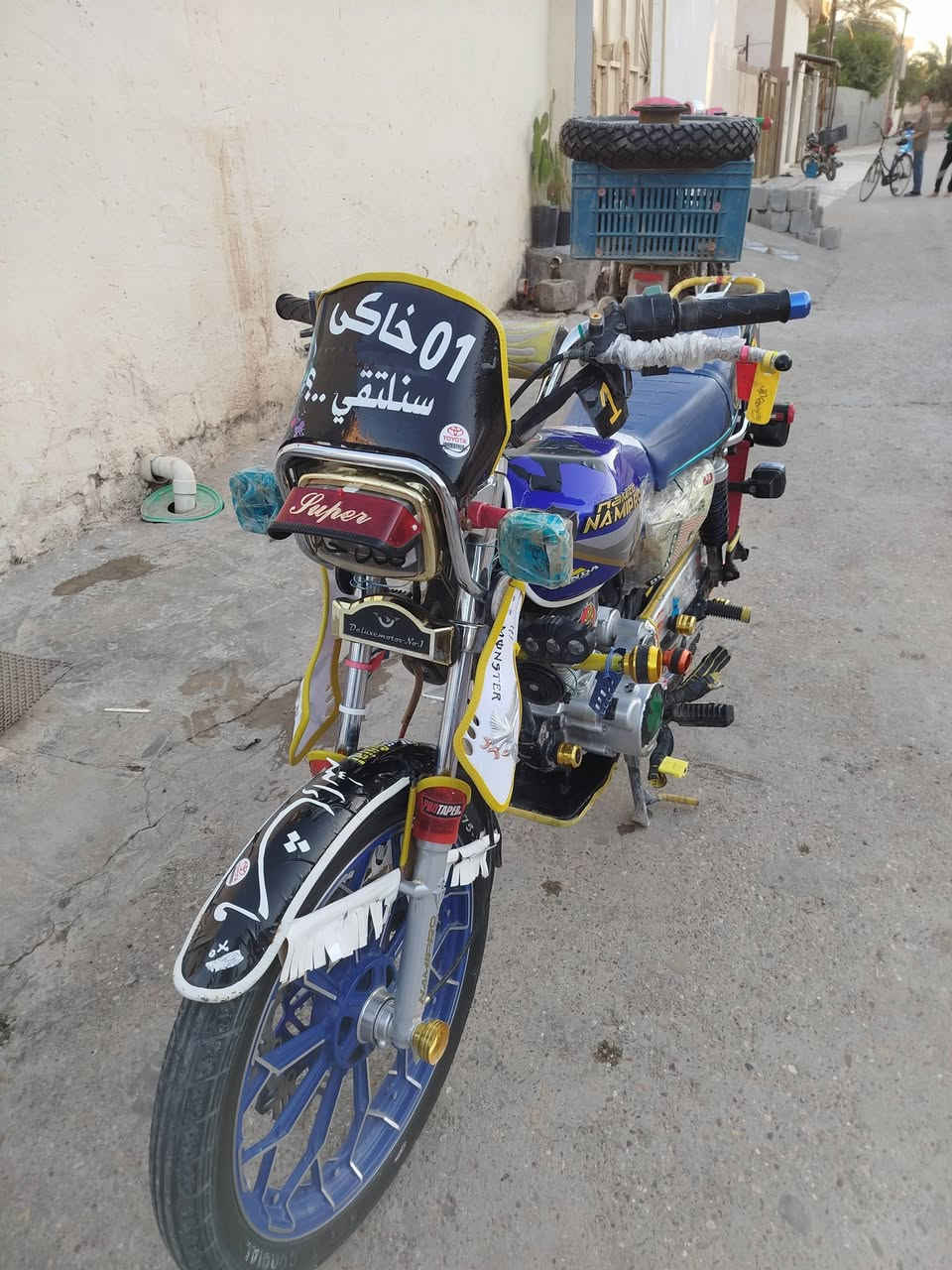 سلام عليكم دراجة نامة ابرو 24البيع محرك 200 دراجة خير من الله مكفولة من كلشي السعر 7250قفل العنوان ديالى منصورية الجبل 
الرقم ***********
