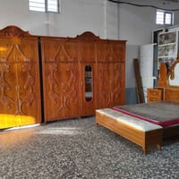 غرفة نوم خشب • مستعمل نظيف • مجمع السليمانية للاثاث