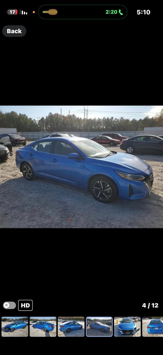 ssan sentra 2024 sv
السياره حادثه فقط كسر بل دعاميه 
بدون ايرباك بيه كلير من امريكا 
سعر سيارة 135 ورقة مجال 
واتساب او تصل ***********
