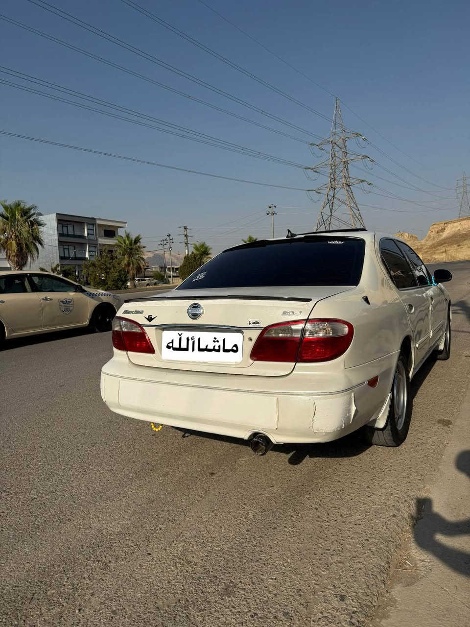 سەرەتا بەناوی خوا 

نیسان ماکزیما 🚀
مۆدێل ۲٠٠۲ 👀
چوار پارچە بۆیاخە لەسەر ساغی 
۳ پەنجە لای سەکنی پێشەوەی هەیە
مەکینە ۳٠٠٠ هەزاری محسن  🚀🔥
چوار جام کارەبا 
گێڕعادی 
ئاوێنە کارەبا 
تایە و ویلی تازە
شاشە ئایپات 
کامل پێش لید 
شەش ئیشارەت لیدی لەسەرە 
لایت و بلاجگتۆری تازە 
ناو غورفە و بەرگی درگا و سەقفی جوان 
تەبرید و گەرمی بەشەرت 
تەبرید لەسەر سویچ 
سەنەوی تازە تاکو ۲٠۳٠ بەناوی خۆمەوەیە
گێڕ و مەکینە و کارەبای بەشەرتی ۱٠٠ فیتەر
کلاج و عەینە و فلاون و بۆڵبڕینی کلاج تازەیە بەشەرتی ۱ تا ۳ پەڕتەناش 
تەحویل و غرامە بەشەرت 
کامل جوانکاری و گەنجانە 

موشتەریت لە خزمەتام نامە بنێرە یان تەلەفون بکە لە سلێمانیم

*********** السليمانية, العراق

