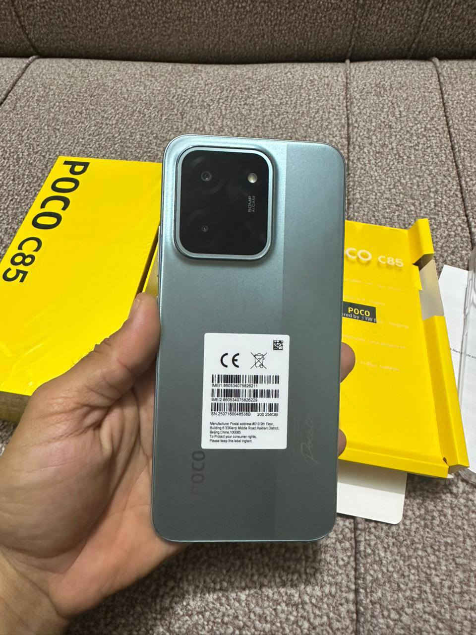 بوكو c85

جديد نظافة 100%100 مستخدم كم يوم
ذاكرتة 256 عشوائية 8
بطارية 6000 الاف
شحن سريع 33 واط
 كامل المحلقات الأصلية 
السعر 150 الشراي يتصل ‏‪***********‬‏ عمارة, ميسان
