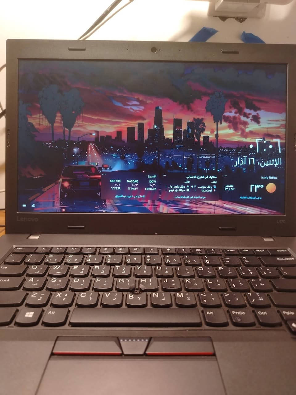 سلام عليكم
لابتوب لينوفو L470

المواصفات
شاشه ١٤ انج
معالج core i5 جيل 7
معالج داخلي 4 g
رام 8
ذ. Ssd256
سعر (140 الف) 

كيبورد اجاز
 حجم ٦٠
سوچ احمر
سعر (25 الف)

ماوس لوجتك g502 hero
ماوس واير
يجي ٣ سرعات
٧ ازرار
ومع اوزان
سعر (30 الف)

مكاني واسط صويره واكو توصيل

واتساب ***********
