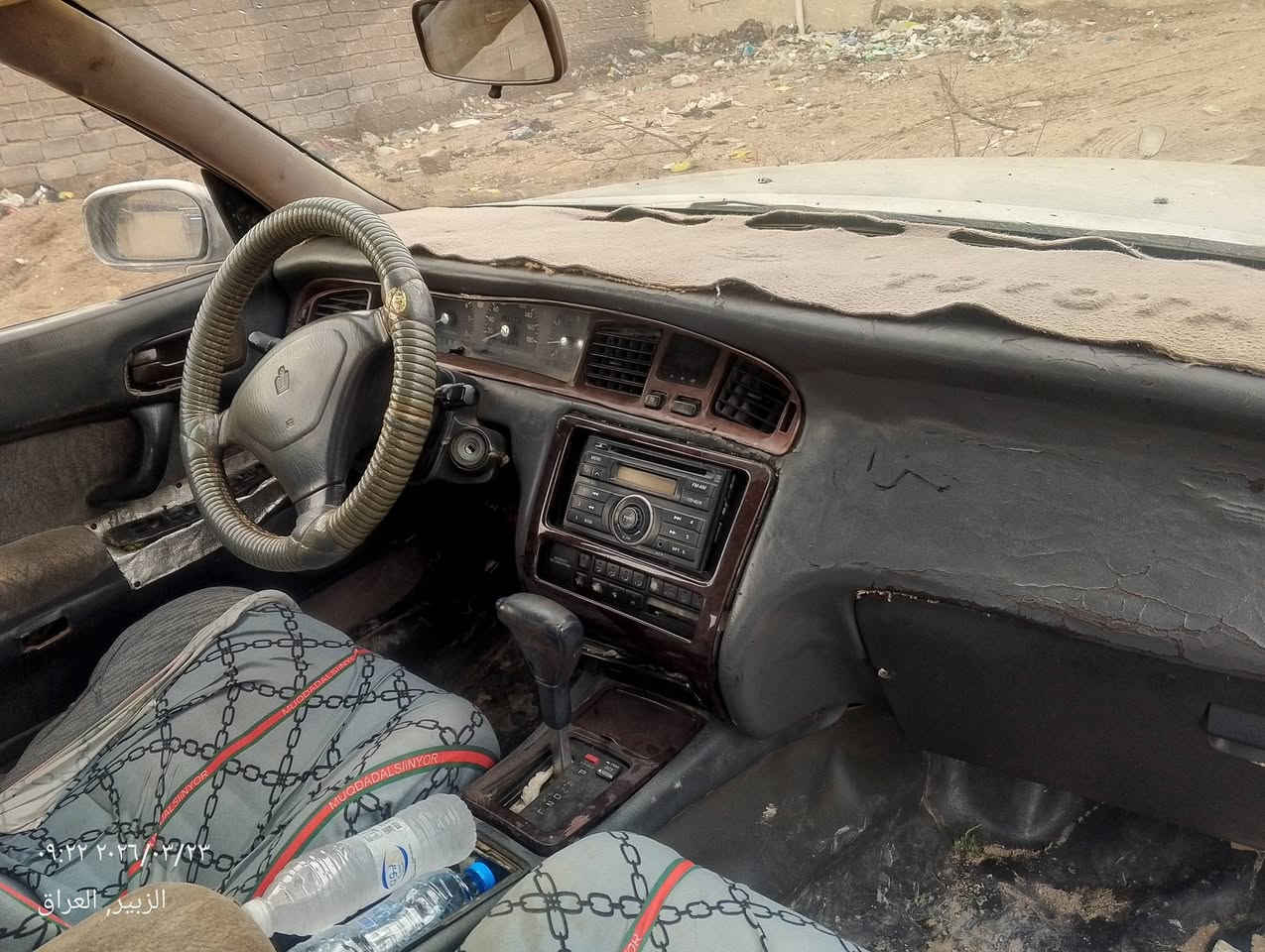 سياره نوع بطه ادوات للبيع سعر 15 وبيها مجال حق الجيه سياره متروكه صار لها فوق خمسه اشهر وهسه شغلناها طلع بيها ربل الولف كايم بيها دخانه بدايه التشغيل بعدين تقطع مكان السياره البصره الزبير رقم الهاتف ***********
