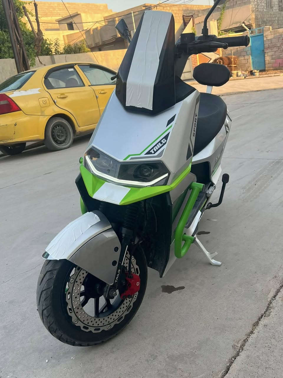 Tailg  الشركه العالميه
رياضي اسمه T73 ومشهور ب بومه
ملف نحاس بقدره 2000 واط
3 نمر 
سرعه حقيقي 80 طياره كلش سريع
اشاير يمين يسار وخلاط رباعي
لايت عالي وناصي  وتاشير

ماطور نظيف وكاعد ومرتب
السعر 1050 مليون و50 الف
ويرهم مراوس نزل شعندك والرزق على الله


**إذا كنت صاحب هذا الإعلان وتريد حذفه لأي سبب، رجاءا أرسل رسالة إلى الدعم الفني**