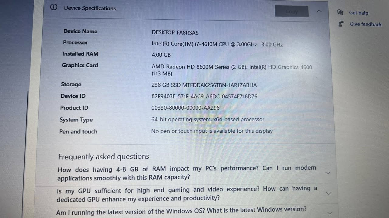 سلام عليكم لابتوب dell latitude e6440  للبيع
المواصفات : 

معالج : i7-4M 3.00 ghz

رام : 4gb ddr3 

التخزين : 256 ssd

كرتين شاشة داخلي وخارجي 
السعر : 100 

ملاحظة : اللابتوب بدون نظام فقط تاخذه تنصبله النظام اللي تريده انت.

اللابتوب مناسب للتصفح والدراسة فقط ، ممكن يشتغل وياك كأمن سيبراني لكن مو توزيعات قويه.

"غير مناسب للألعاب".


**إذا كنت صاحب هذا الإعلان وتريد حذفه لأي سبب، رجاءا أرسل رسالة إلى الدعم الفني**