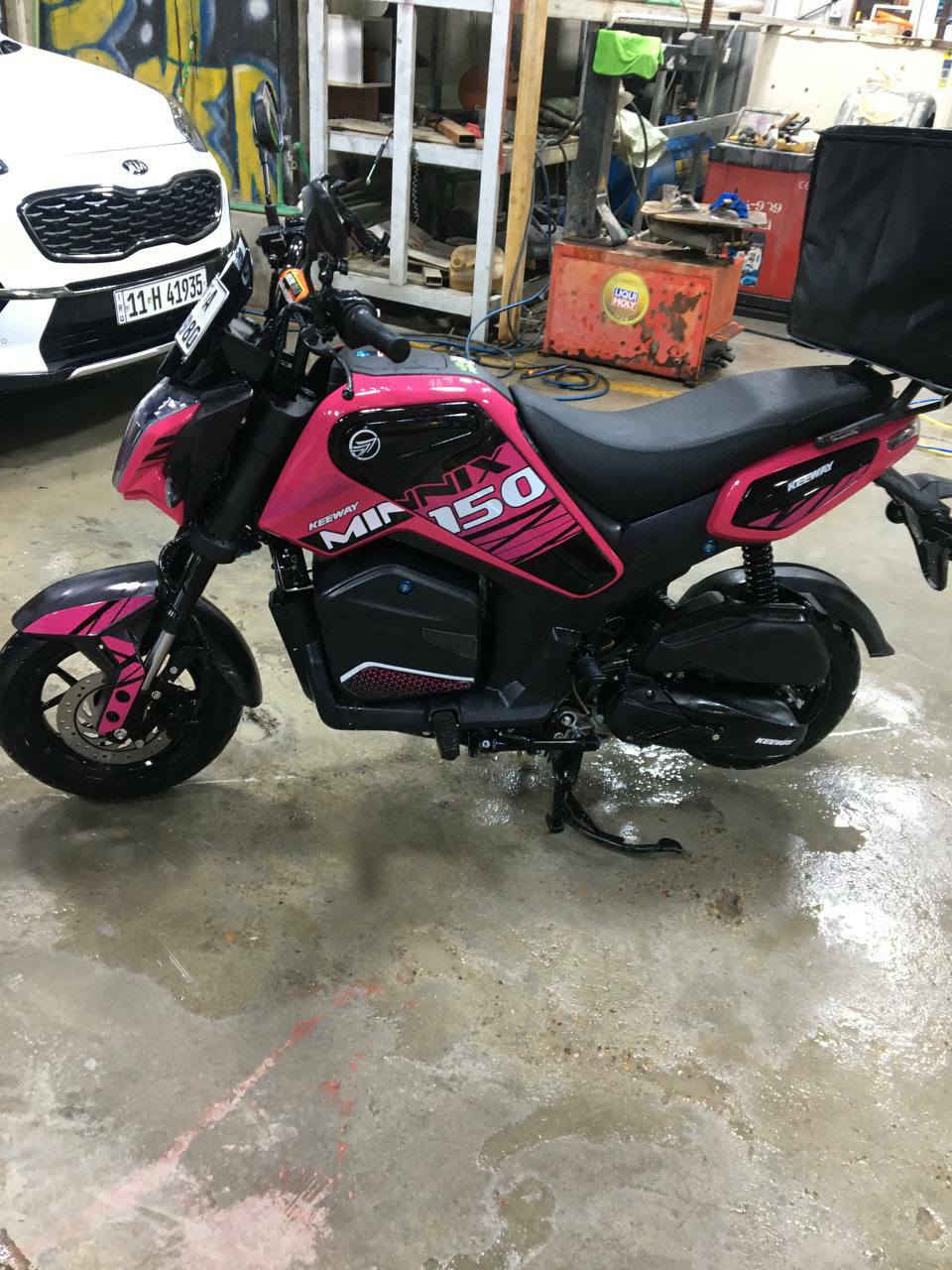 سلام عليكم
Minnix 150 للبيع الدراجه خير من الله ماشيه 204 بس

رقم اربيل تحويل ثاني يوم

سعر 2250 وبيه مجال بسيط

مكانه الزعفرانيه شارع المعهد
***********
