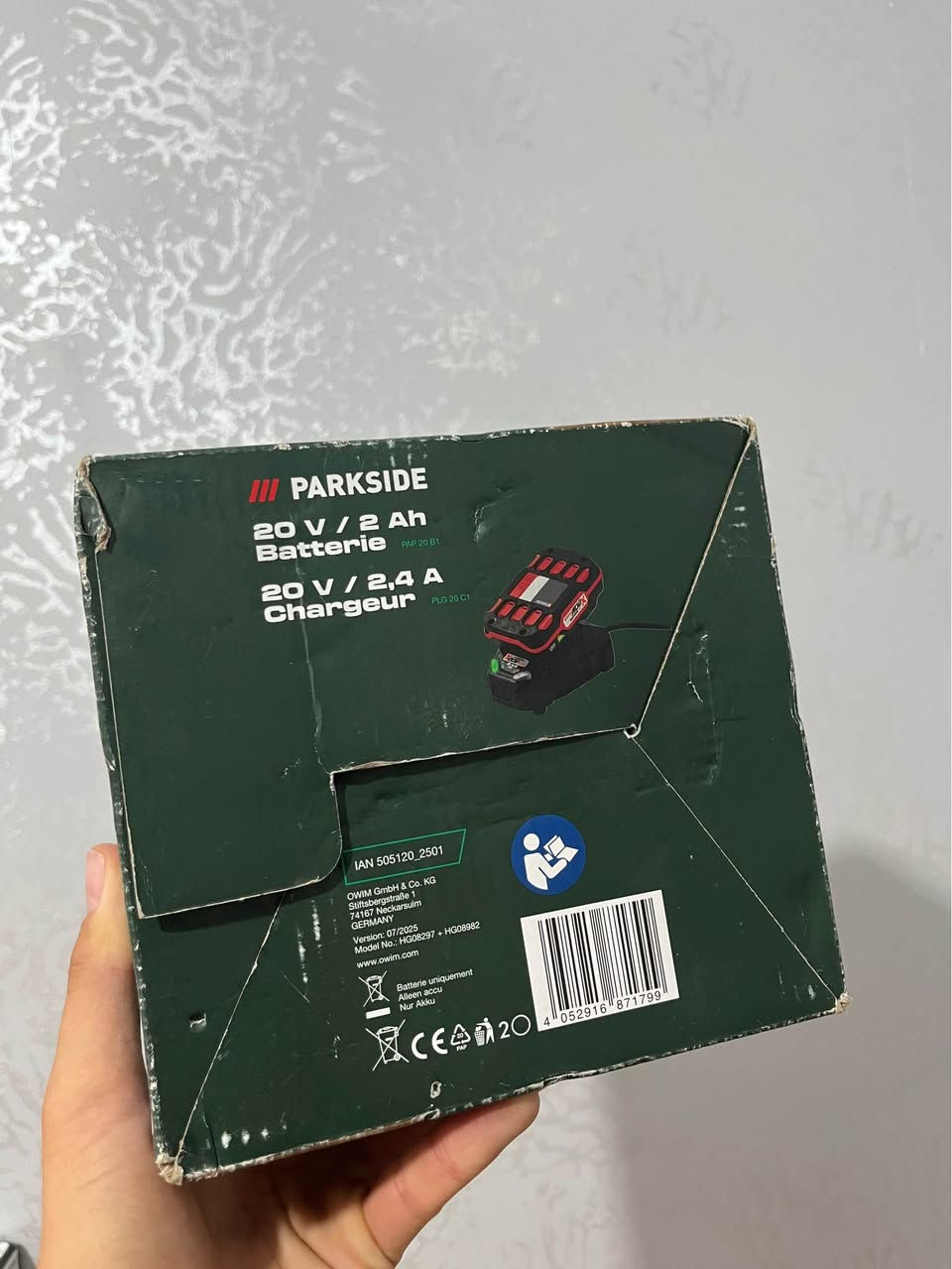 Batterie 20 V 2 Ah  chargeur 20 V 2.4 A parkside وهران, الجزائر


**إذا كنت صاحب هذا الإعلان وتريد حذفه لأي سبب، رجاءا أرسل رسالة إلى الدعم الفني**