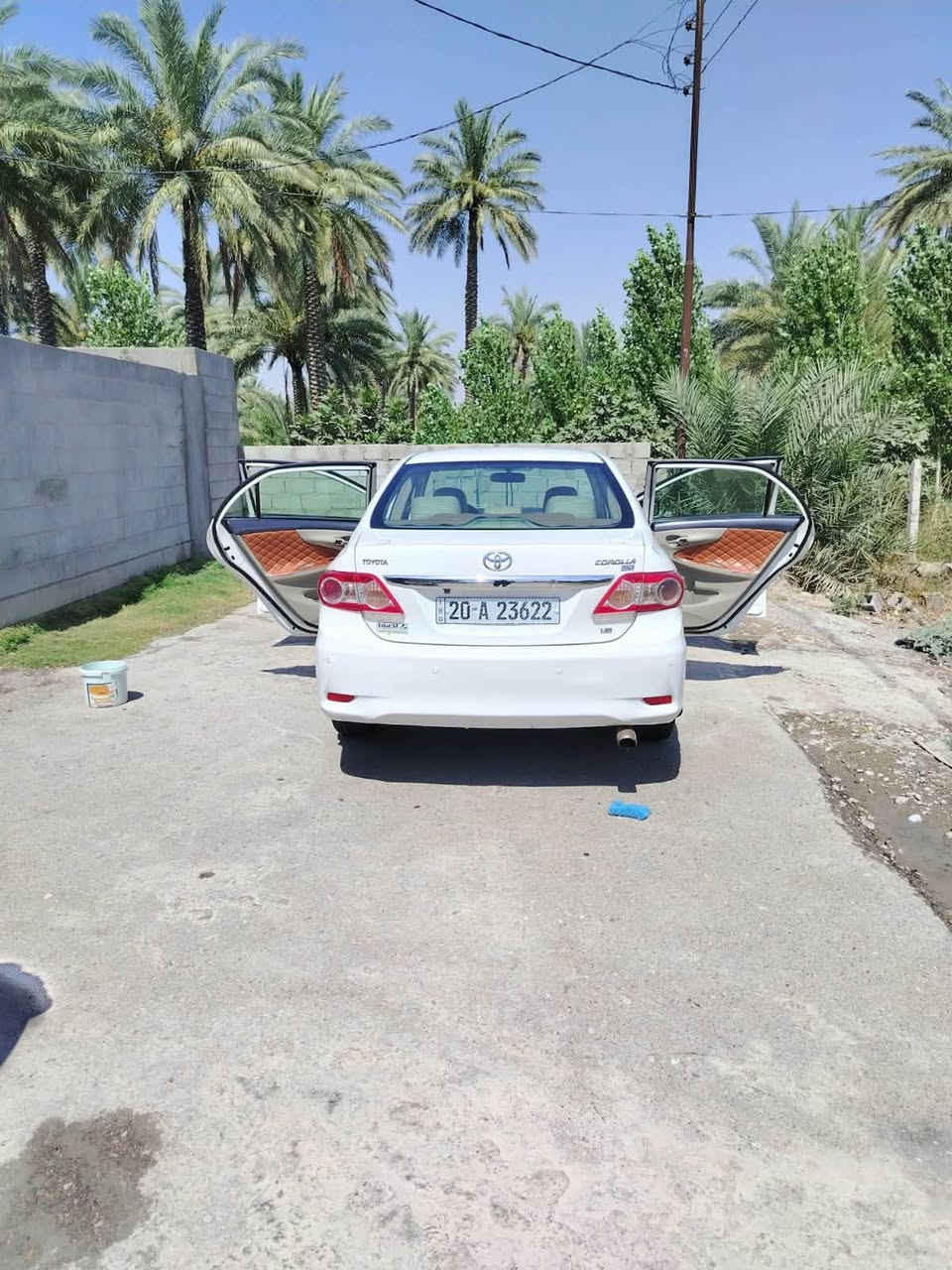 كورلا ٢٠١١ رقم ديالى السياره مكفوله من الصبغ ومن البارد كفاله عامه كير مكينه كفاله تبريد ثلج مكينه 1800 
مكانهة ديالى ***********
السعر $117 وبيهة مجال
