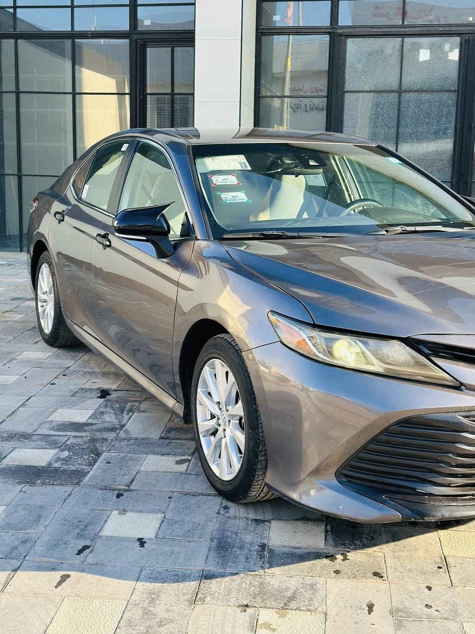 اللهم صل على محمد وال محمد 
كامري 2019 Le
وارك كندي 
بانزين محرك 2500 
كير 8سرعات
كشنات كهرباء +تدفئه 
رادار امامي 
تحديد مسار 
فول تحكم ستيرن 
ماشيه 110 الف كم
منظومه تبريد جديده شاده
 كمبريسر وراديتر وفريز 
صدر امامي خلفي 100%
حادثه جاملوغ وبنيد من امريكه جاملوغ مبدل نفس لون وبنيد مصبوغ وبلعراق طخه بلجاملوغ الخلفي وقبغ الجنطه مفتوح كلشي موضح بلسونار 
علماً المحرك والكير كفاله مامفتوح بيه برغي 
مكان السياره صلاح الدين بلد  148وبيه مجال قليل 
  امير ***********
 حسنين***********
