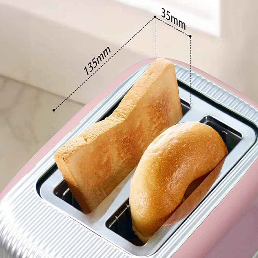 حمّاصة خبز كهربائية لشريحتين (2-Slice Toaster) بلون وردي وتصميم ريترو مميز، تبلغ قدرتها الكهربائية 800 واط (Real Power).أهم المواصفات والمميزات الموضحة على العلبة:السعة: تتسع لتحميص شريحتين من التوست في نفس الوقت.التحكم بالحرارة: تحتوي على 7 مستويات مختلفة لتعديل درجة التحميص (7 temperature settings) حسب الرغبة.أزرار التحكم: تأتي مزودة بـ 3 أزرار مع مؤشرات ضوئية تشمل وظائف: (إعادة التسخين Reheat، إلغاء العملية Cancel، وإذابة التجميد Defrost). بغداد, العراق


**إذا كنت صاحب هذا الإعلان وتريد حذفه لأي سبب، رجاءا أرسل رسالة إلى الدعم الفني**