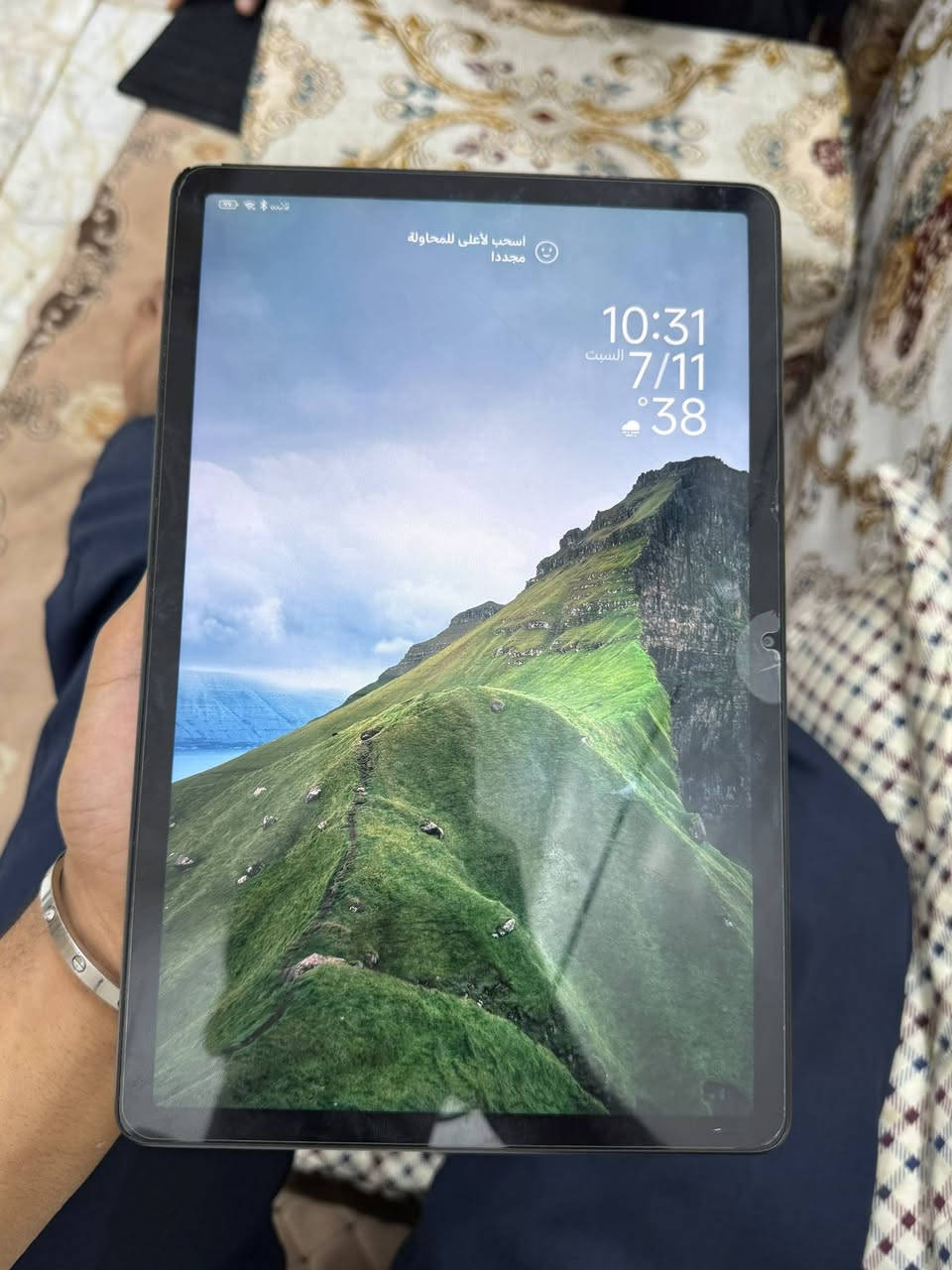 ايباد ريدمي باد سي أي سعر 160 بيه مجال قليل مكفول من الزلغ اليريده يتفضل خاص ***********
