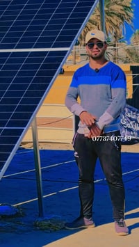 كادر متخصص لتنصيب منضومات طاقة شمسية 07737407749