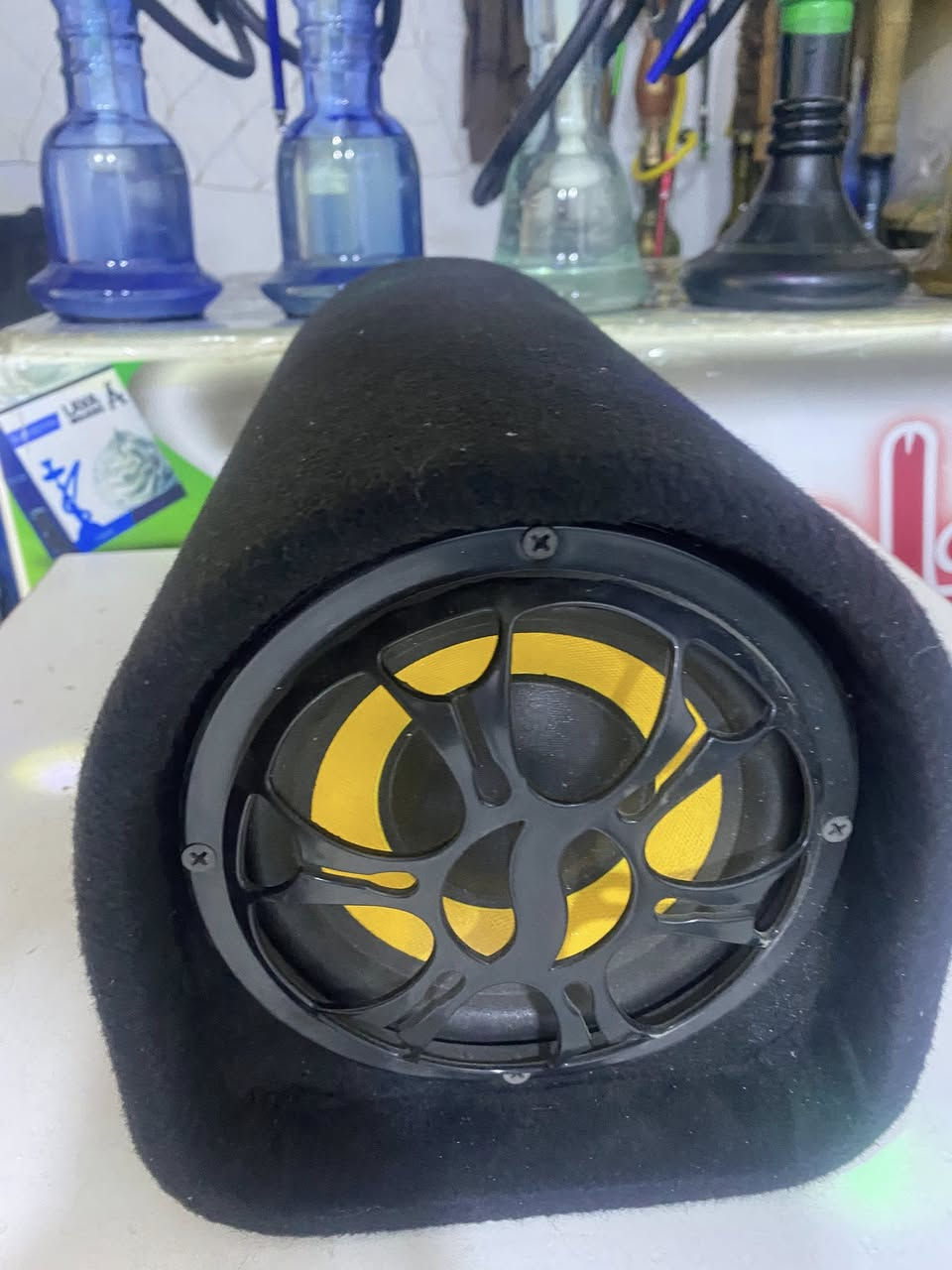 سلام عليكم مضخم صوت جديد صوت فول للبيع العنوان تقاطع النهروان ***********
