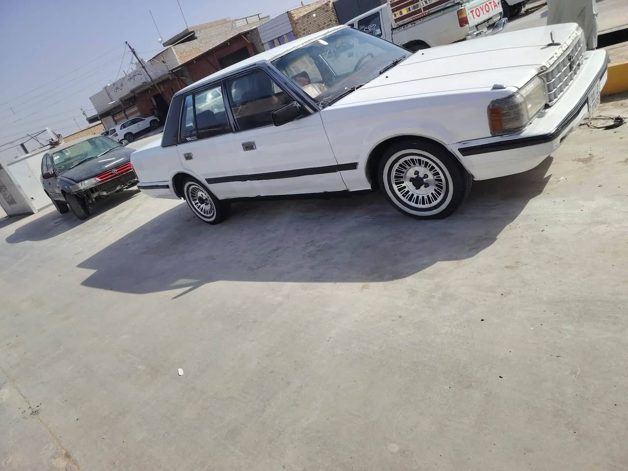 سوبر٨٥ مكينة وكير وحدادية تخم تاير جاهزه رقم بغداد تحويل ثاني يوم السعر ٤٠ سنوية ٢٠٣١ تحويل ثاني يوم مكانهه ذي قار النصر مكلف بلنشر الشاصي مكفول ***********.        *********** السياره جاهزه
