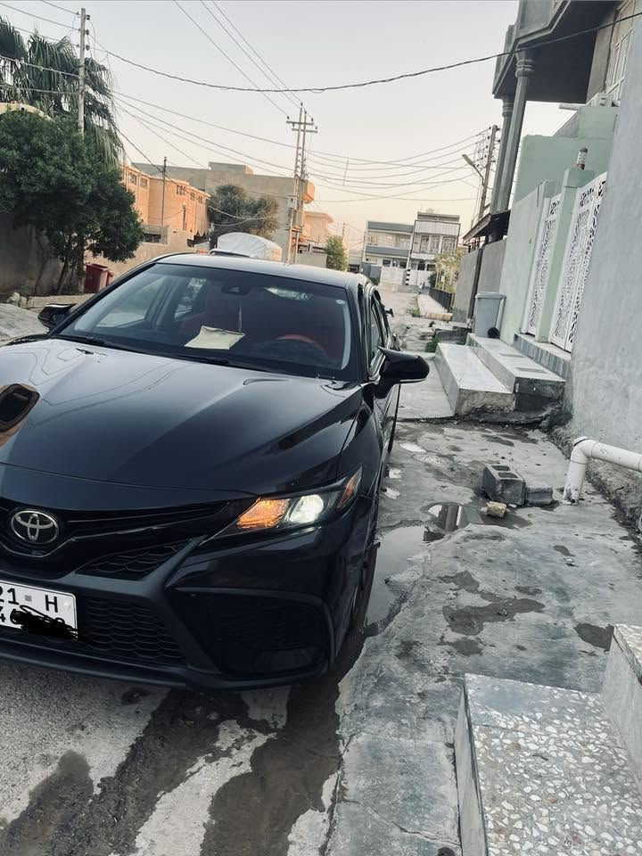 Toyota Camry SE AWD
لون اسود
موديل 23 
مسافه مقطوعه. 85 كيلو 
مواصفاتها  اعلى من se
ضرر. 3 قطع 
امريكا باب سايق فقط  ارباك بردة فقط   بالعراق تبديل جنطه وجامرلغ  خلفي صبغ  بجم كبس لمعرفه سعر    ( *********** )   وتساب او مسنجر
