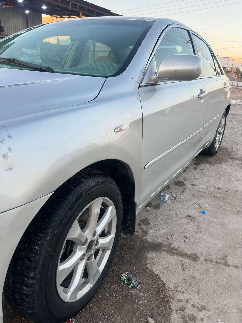 كامري 2007 خليجي رقم بصره سنويه لغايه 2029 مكينه وكير كفاله  حداده الكدام كله جديده الوره رايدله شويه كفاله من الضربه بيه صبغ اثر جراد تبريد ثلج سعر 77 مكاني المعقل *********** البصرة, العراق
