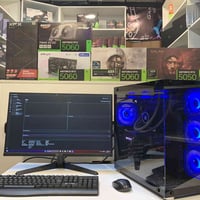 i5 13400f H610m Ram 16gb M.2-1tb Psu 600w Rtx 3060 12gb Case mass 4fan...