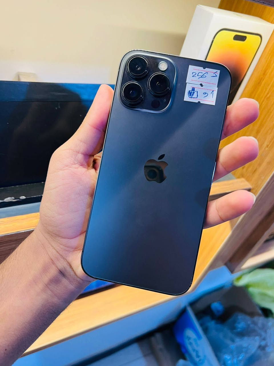 13 برو ماكس نظافة 100‎%‎
بطارية 91
ذاكرة 256 
مستبدل قطعة اصلية من ابل كامرة 
ظمان 5 ايام 💯💯 استبدال وسنة سوفت 
سعر 610 الف23087469 077
كربلاء الرجيبة مقابل ماركت الدعمي 3


**إذا كنت صاحب هذا الإعلان وتريد حذفه لأي سبب، رجاءا أرسل رسالة إلى الدعم الفني**