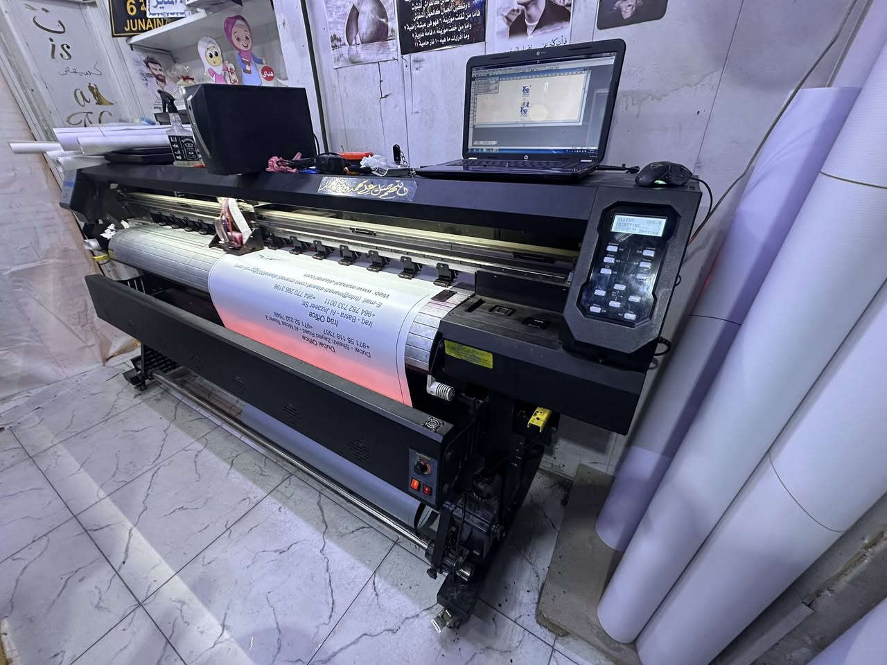 طابعة للبيع نظيفة وشرط الفحص دبل هيد xp600 مشدود عليها هيد بالكارتون مامستعمل قياس 180 سم تجي تفحص وتطبع يمي شكد ماتريد وتاخذها سبب البيع عندي وحدة ثانية
سعر 17 ورقة 
بيع مستعجل
***********
