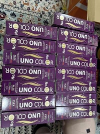 من رخصة الادمن صبغ شعر ماركه اونو الايطاليه عدد ١٥٣ قطعه مع مسحوق سحب ...