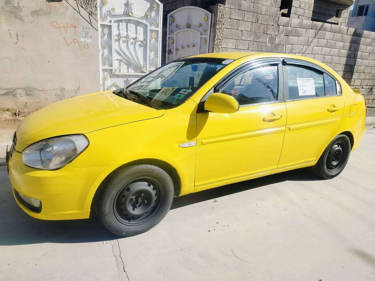 اكسنت دبدوب موديل 2007 هيئه وغرامات مصفره ضررها بوند محرك وكير شرط طخم تايرات جدد السعر 85 
***********
