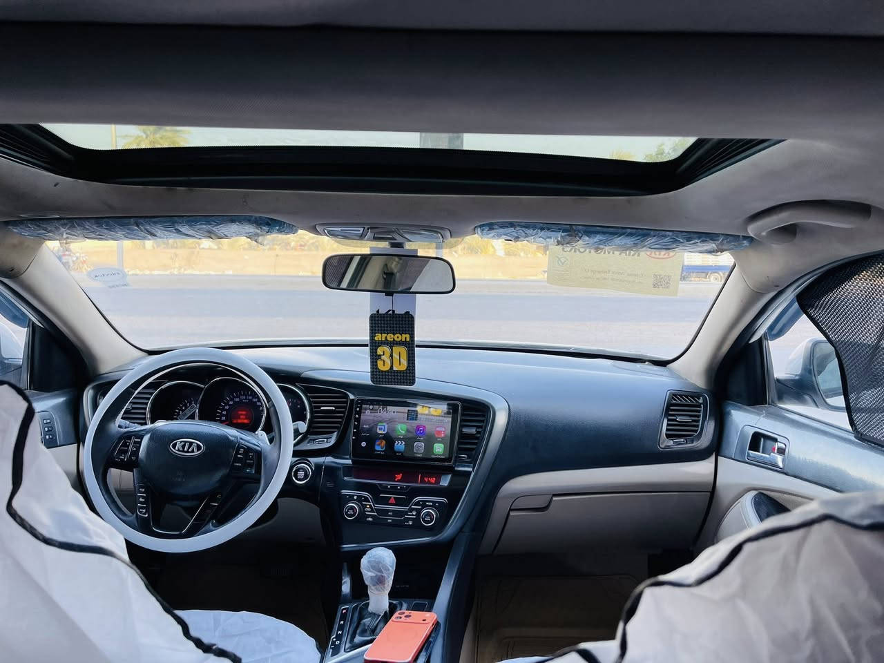 رمضان كريم.
كيا اوبتما  2013.  خليجي.    كفالة عامة     رقم اربيل. الجديد. 

سنوية.  لغاية 2027.        

مكينة 2400. دوش.  وضع شركة     

مواصفات.  فول.  Vip    

بصمة.    بنوراما طگتين.        شاشة كبيرة.     كامرة خلفية.   

كشنات جلد.  كشنات.  ذاكرة.      داخل.  صاج ملكي.    تبريد قطعتين. 

حساسات.  امامية خلفية      مري شفط.  اشاير بلمري.   

5 ويل كروم.     كشافات زنون.    لدات امامية خلفية.  

شفتات ستيرن.    تحكمات جهتين.   باقي المواصفات معروفة 

للبيع او المراوس.  السعر.     138.  بيها مجال للاتصال.  

***********.   مكاني. بابل
