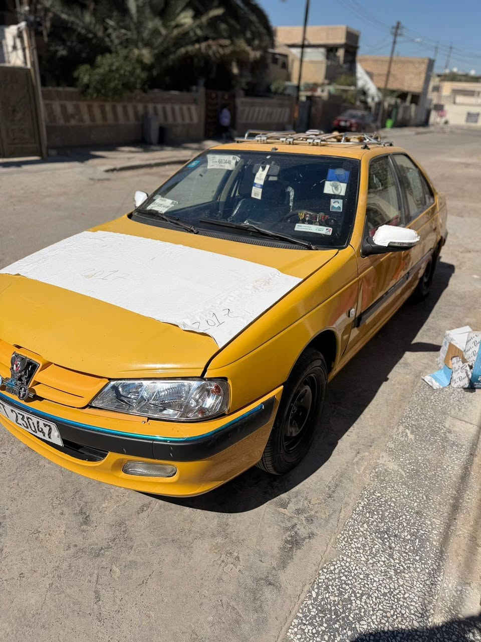 سلام عليكم
بيجو بارس
موديل 2010
بسمي تحويل ثاني 
بغداد.. 11
غرامه هيئه صفر 
معه الغراض او ماعده الغراض
المحرك لا تبخير ولا تنقيص 
كير لا تنقصي نضيف.. 
حادث خشم حوض
وبراكيت امامي تعديل وجه شاصي.. 
سياره نضيفه ملتزم بيه خط ماشتغل تكسي بيه
كهربائية شغاله
الجام 4 كهربائي 
تخم تاير جديد قبل كم يوم
دبلين امامي
سياره ميكانيك نصيف وجديد)) 
المكان بغداد الجديده
السعر 31 $ وبيه مجال
الرقم الهاتف ( *********** )
