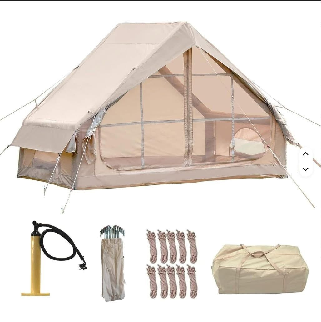 لبيع خيمه نفخ جديده
قياسات 3 في 2 في 210 تجي بيها شباك واحد 
مكاني بغداد 
***********
