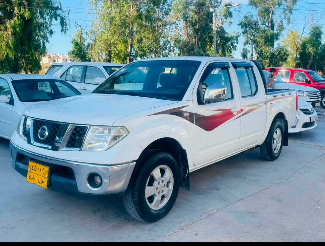 نافارا  2012 گێر  عادی  بەشەرتی  گێر ومەکینە و تەبریدو ھەموگیانی  بەشەرت سنەوی  نوێیە  4تایەی نوێیە سەیارەکە زۆرجوانە مالی دۆستە  ھەموگیانی  بەشەرت
حیزام  پە مە لێدانی  نیە  
***********
*********** كويسينجاك, أربيل
