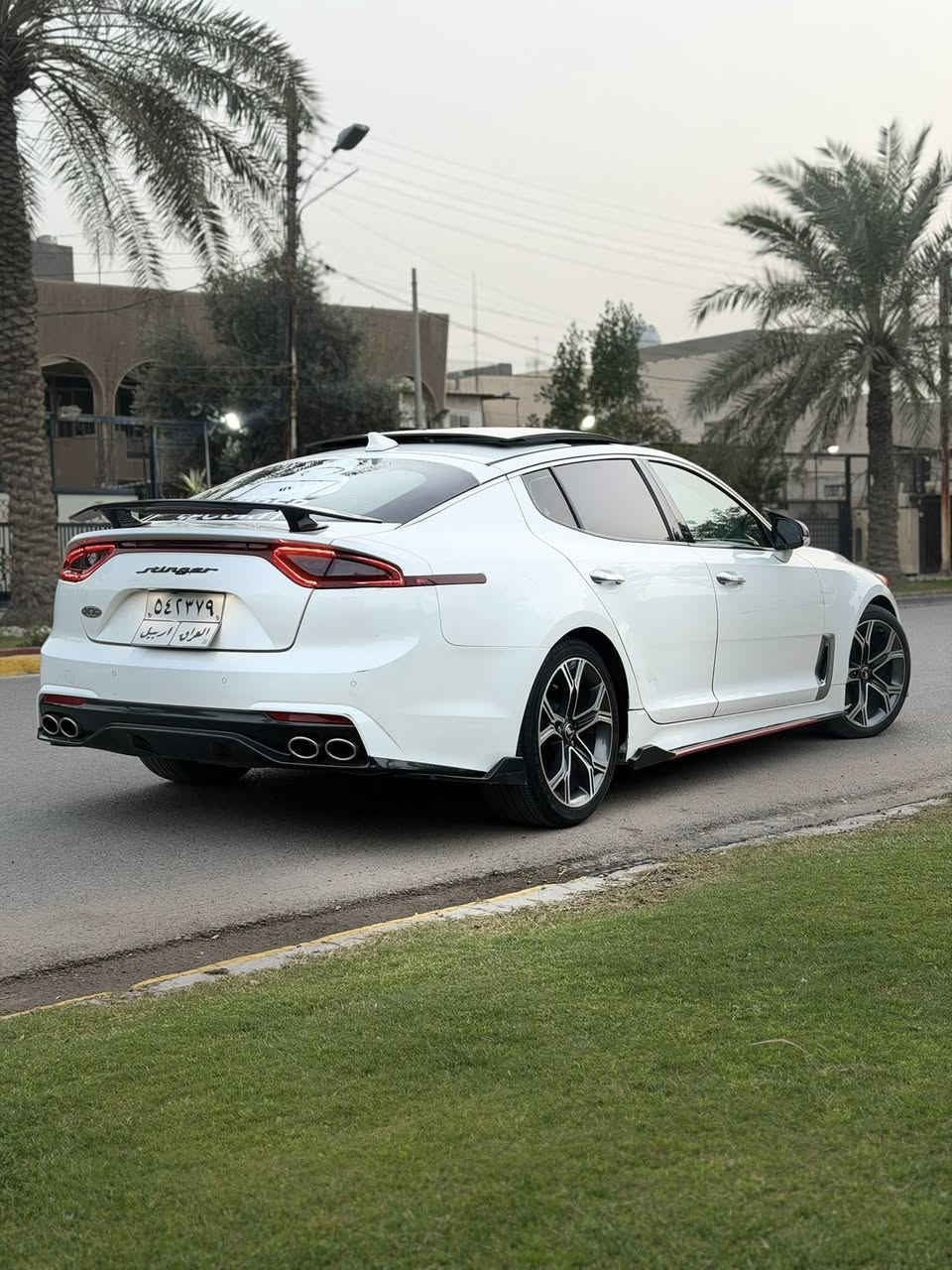 � كيا ستينكر موديل 2018
فول1/1
سيارة نظيفة جداً وبحالة ممتازة
✔️ مكفولة من الدعامية للدعامية
✔️ كير ومكينة وصدر مكفولات
✔️ ماشية 69 ألف 
✔️ محرك 2000 تيربو
✔️ تبريد قطعتين منفصل (أمامي وخلفي)

🔹 المواصفات:

 • سقف بانوراما
 • اكزوست رياضي 4 فتحات
 • سستم صوت هارمن كاردن+ انارة داخلية بلاد
 • أشاير بالمرايا + نظام النقطة العمياء
 • بصمة أبواب + ترحيب
 • حساسات أمامي + خلفي + جانبي
 • مقاعد كهرباء + خزن ميموري
 • تحديد مسار
 • كير شفتر بالستيرن
 • تحكم ستيرن فول + ستيرن تدفئة
 • كروز سيطرة ذكي تفاعلي
 • مراية وسطية أوتو ديم
 • كشنات تدفئة
 • أوتو هولد + بريك بصمة
 • أوتو ستارت ستوب
 • حساس مطر + حساس لايت

🔹 إضافات:

 • ويل كب حجم 19
 • طقم تايرات بحالة ممتازة جداً
 • بلكات أصلي HKS
 • سبايدر أصلي
 • لحية

السعر(177)💵

مكان السيارة بغداد 
للاستفسار ‭0770 712 2616‬
