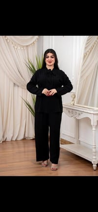 قماش كشمير • أسود فحم • مريح」「لمسة ناعمة」「قابل للغسيل」「ثبات لون」「مقاسا...