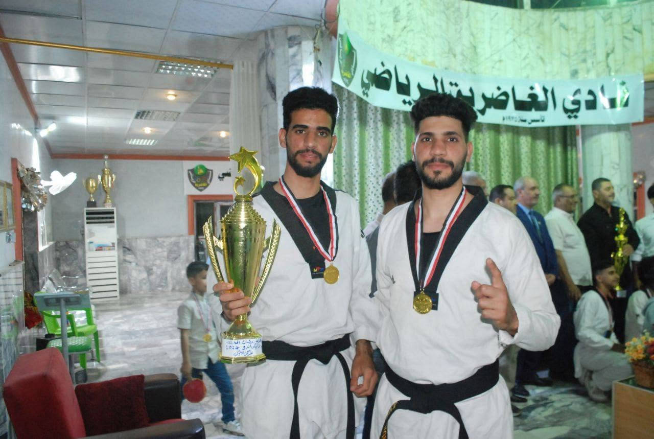 ا مركز الاخوين الفنون القتال التايكواندو بقياده. المدرب علي حميد راشد والمساعد حسين حميد راشد.***********.وقت التدريب من 9الى 10ونص ومدرب الملاكمه مرتضى جواد هادي. والمويتاي هاتف ***********.وقت تدريب الملاكمه من 6م الى 9اليلآ
ابدا مشروعك كبطل واختر الرياظه التي تناسبك
