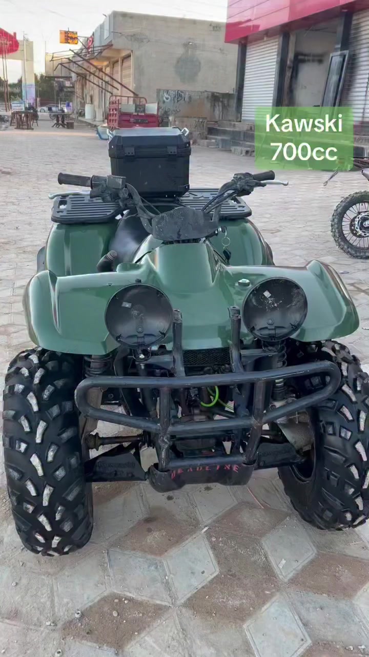 #دراجه_رباعيه_كاوسكي_
فوريل_دبل_اكسل
حجم_المكينه_700CC
الداجه_مابيها_اي_نقص
بيها_هوك_خلفي
مكاني_صلاح_الدين_تكريت
سعرها_32وبيها_مجال


**إذا كنت صاحب هذا الإعلان وتريد حذفه لأي سبب، رجاءا أرسل رسالة إلى الدعم الفني**