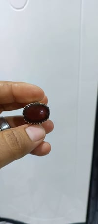 عقيق يماني • حجر كريم • خاتم