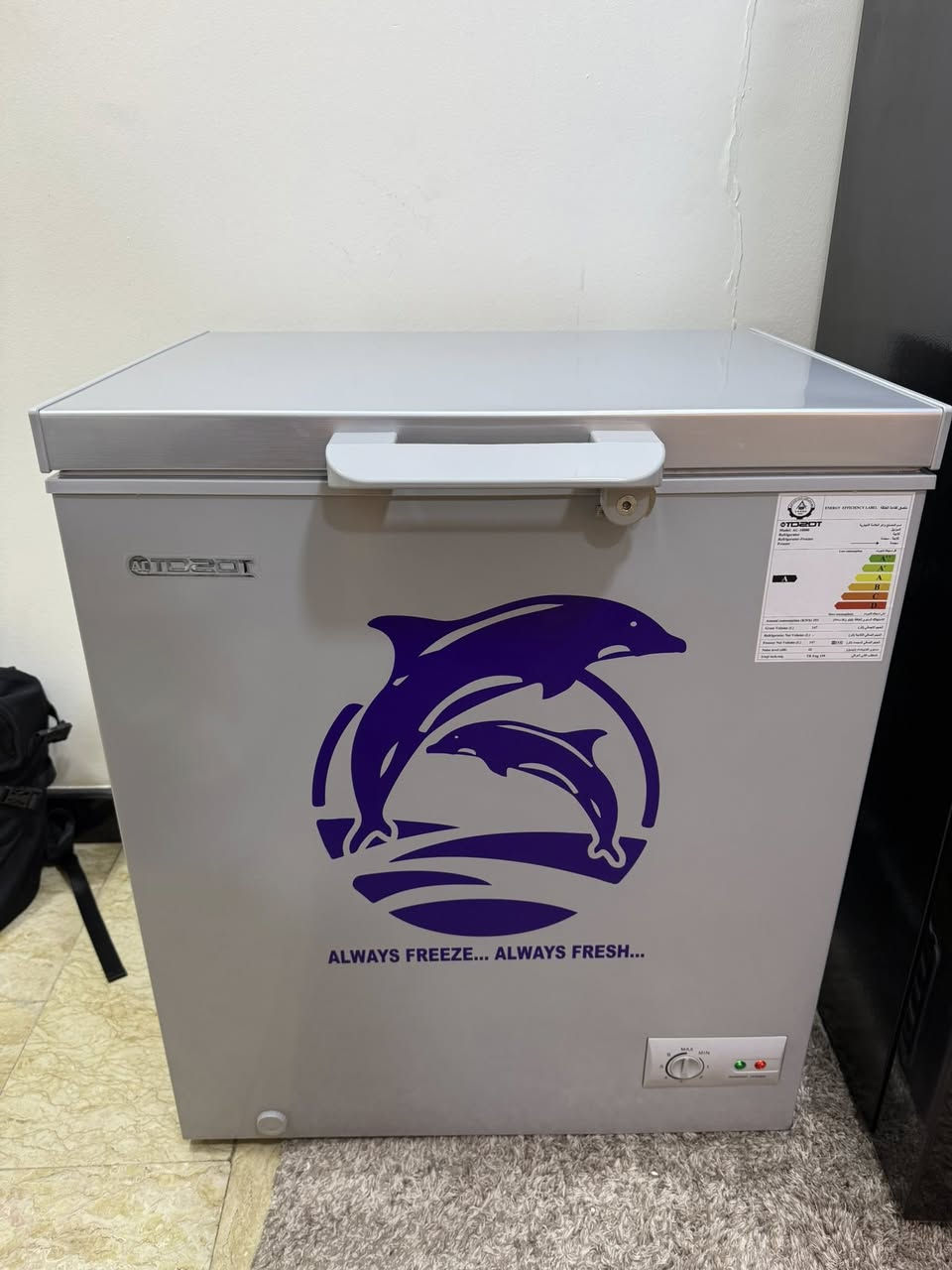 عندي ثلاجة LG مستخدمة قليل للبيع
مجمدة بلسان 9 قدم TOSOT للبيع 

مستخدمة يوم واحد

تواصل وتساب فقط 

***********
