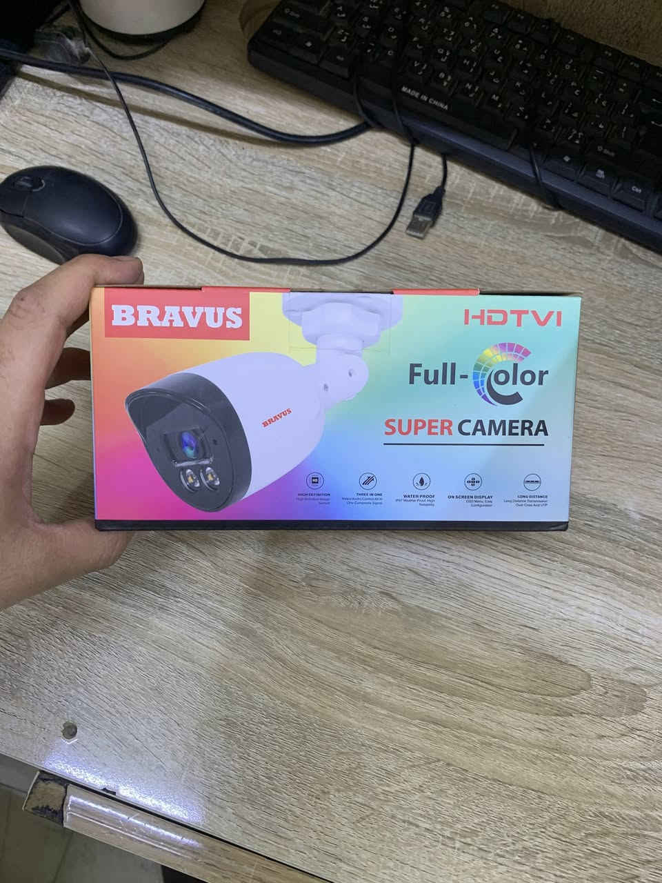 🎥 كاميرا مراقبة BRAVUS Full Color 2MP
🔹 صورة ملونة ليلًا ونهارًا
🔹 دقة 2 ميكا بكسل
🔹 مقاومة للعوامل الجوية
🔹 مناسبة للمنازل والمحلات والشركات
🔹 عدسة 3.6mm لرؤية واضحة

💰 السعر: 20,000 دينار فقط

🚚 التوصيل مجاني إلى جميع محافظات العراق

📦 السعر يختلف حسب الكمية المحجوزة، ويوجد سعر خاص للجملة والكميات.

📞 للحجز والاستفسار:
***********

✅ متوفر واتساب – ماسنجر – اتصال

مركز الصفا لخدمات الإنترنت والكاميرات
احجز الآن واستفد من العرض قبل نفاد الكمية
