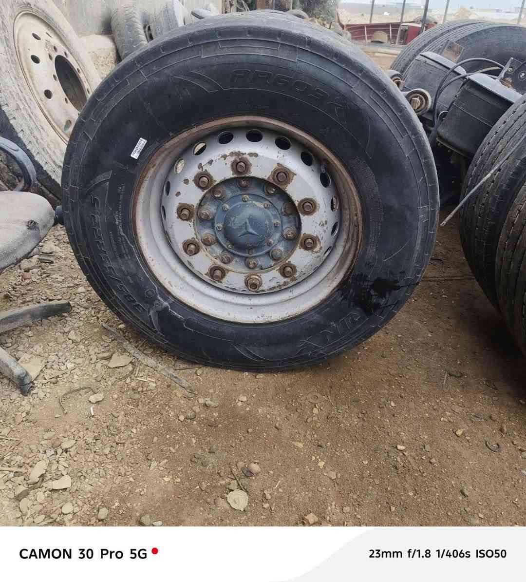 سلام عليكم زوج تايرات حرفش للبيع مع ويالة/ ***********
