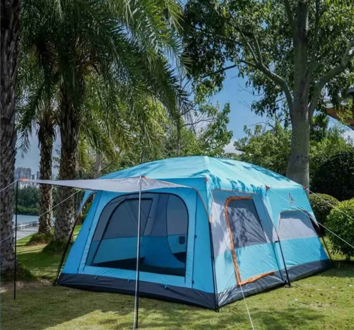 خيمه عائليه لون سمائي المميز قماش مطري اصلي قياس الطول 3متر و10سانتيم والعرض 2متر و5سانتيم و ارتفاع 190سانتيم سعر ١٢٠ الف تحتوي على شبابيك ومضله وباب وناموسيه وكاع متصل مع الخيمه لتواصل عبر وتساب او مسنجر  ***********.......
