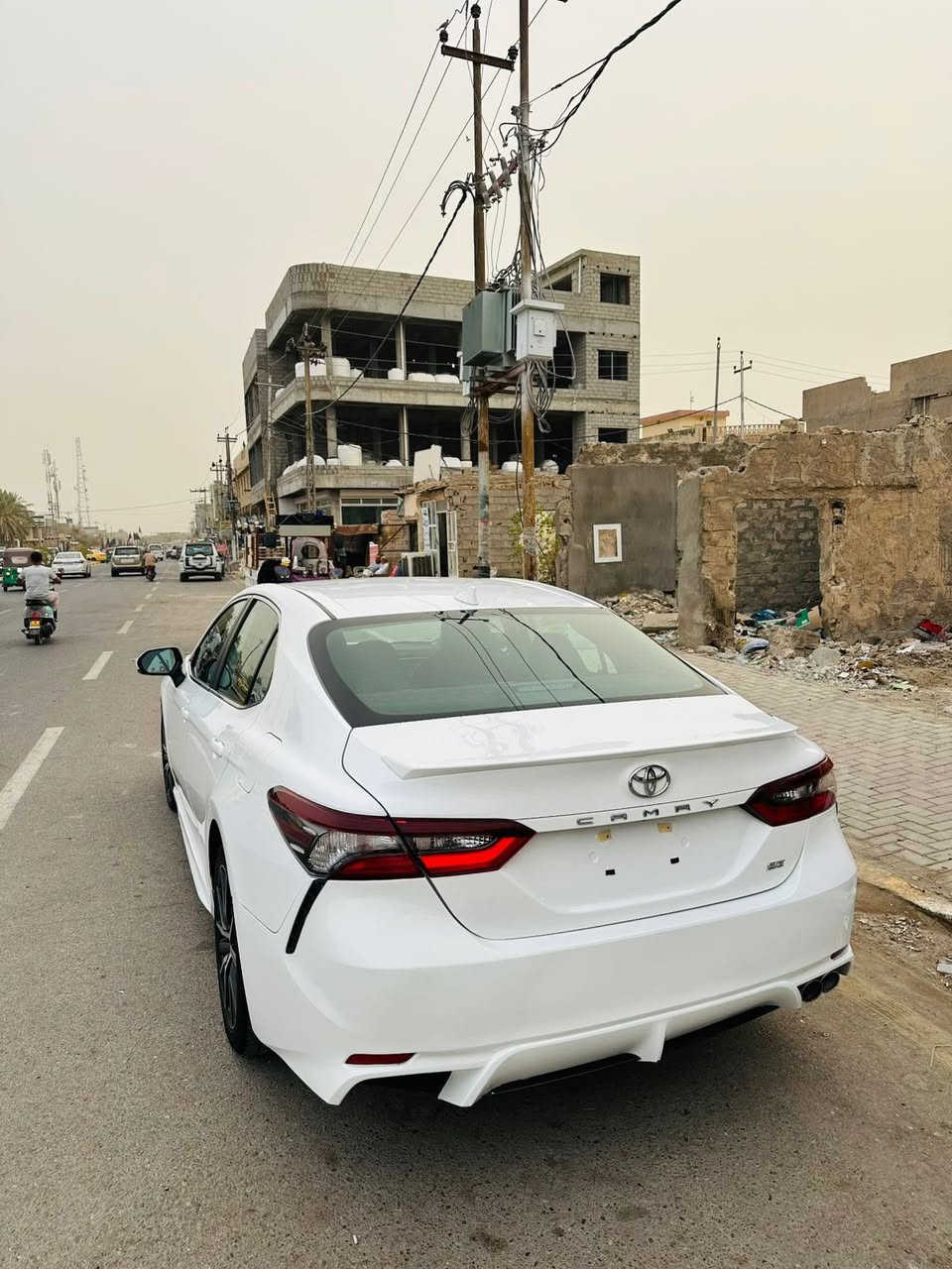 تويوتا كامري ٢٠٢٣

بونيد وجاملغ صبغ 
ارباك ستيرن و برده فقط

مواصفات SE:-
مقاعد جلد 
مقاعد كهربائية 
شاشة
كاميرة الخلفية 
رادار امامي و خلفي
نظام نقطة عمياء 
مانع انزلاق
تحكم ستيرن
خط مسار 
ثلاث وضعيات قيادة
لايت زينون

V4(2.5)

مكان السيارة ديالى بعقوبة
للاستفسار عن باقي التفاصيل التواصل مع الرقم 
***********
