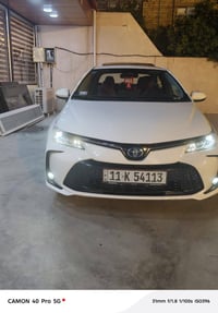 للبيع كورلا هايبرد موديل 23 خليجي مكفوله من الصبغ والضربه والبارد ماشي...