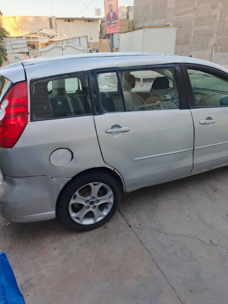 مازدا زوم 2009 5 للبيع محرك بلكارتون وكير اوتوماتيك السياره جافيه والتعديل ممرتب بس طخم تايرات جدد و صدر امامي خلفي جدد وحتى التبريد منضومه جديده شادها بس شد غاز وشغله لان جديد وعمرته على ايدي واشتريتها الباب رزقي لان اني حداد ورقم نجف مشروع وطني وسنويه لل 28  يلا تنتهي السعر ب 39 $ وبيها مجال  وهذا رقمي *********** ابو رقيه بي واتس اب بغداد, العراق
