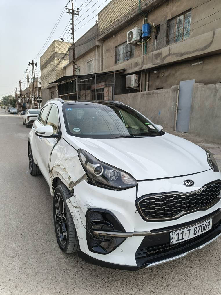 سلام عليكم 
سبورتج للبيع موديل 2019 خليجي
 رقم بغداد فول مواصفات جي تي لاين
 بيه ضرر جاملق وباب شويه فقط اسعر 177 ورقه اتصال *********** بغداد, العراق
