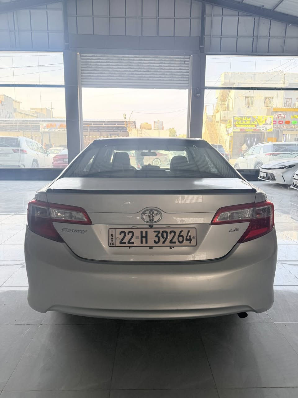 كامري2012امريكيLE
مكفوله من الصبغ بيها باردبسيط
رقم اربيل جديد بأسمي 
السعر 128 ورقه
مكاني تكريت
تواصل***********

