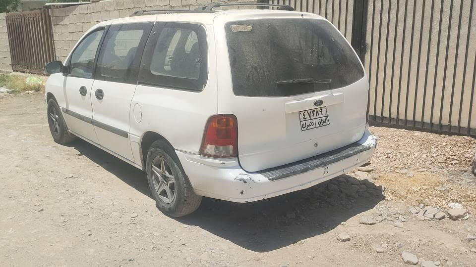 فورد فان 7 ركاب موديل 2000
 بدون ضربة كير محرك بشرط 
مكان اربيل سعر 38 ورقة 
تحويل بشرط ***********
 واتس اب موجود أربيل, العراق
