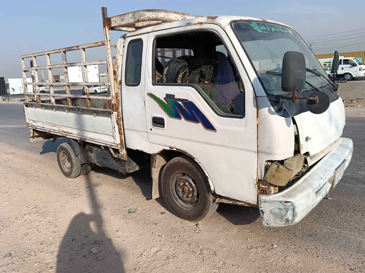 للبيع باسمي كيا حمل فرونتيرا 97 مطلوبة سنوية و غرامات  مكاني بغداد عويريج للجادين فقط الاتصال على الرقم ***********
