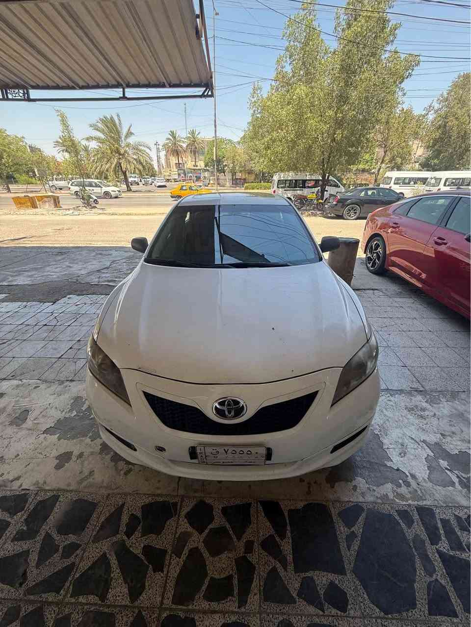 كامري ٢٠٠٩    ٦ سلندر. فتحة وكشن كهرباء  وتحكم ستيرن وشاشة اندرويد وكامرة  
بغداد  باسمي
السيارة جديدة كلش  صارلهة ١٠ سنين عندي حادثهة جاملغ خلفي ومصبوغ وياه الباب قطعتين فقط 
 لحاية امامي خلفي اصلي 
 منضومة تبريد جديدة 
صدر جديد 
دواخل جديدة
السيارة بيهة رواجز بالتشغيل فقط 
مكان السيارة بغداد نفق  الشرطة 
السعر ٨٥ وبيهة مجال قليل  
للاستفسار *********** بغداد, العراق
